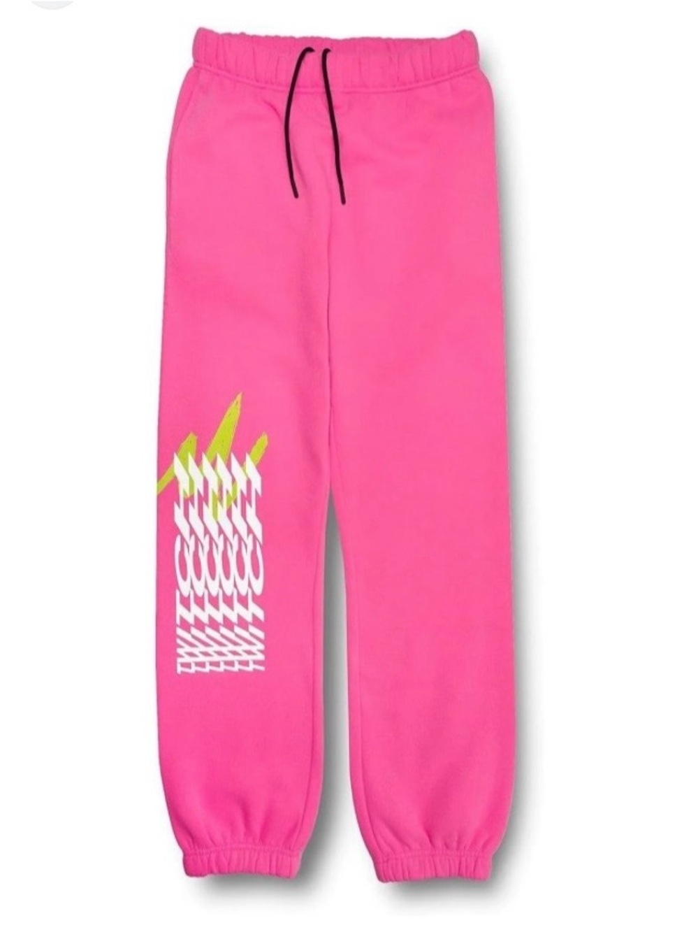 Women xs hot Pink Graphic Jogger Sweatpants twitch stream